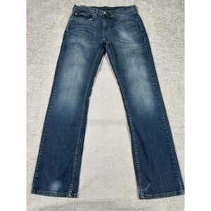 Levis 559 Jeans Mens 31x33.5 Blue Relaxed Straight Leg Stretch‎ Fading
